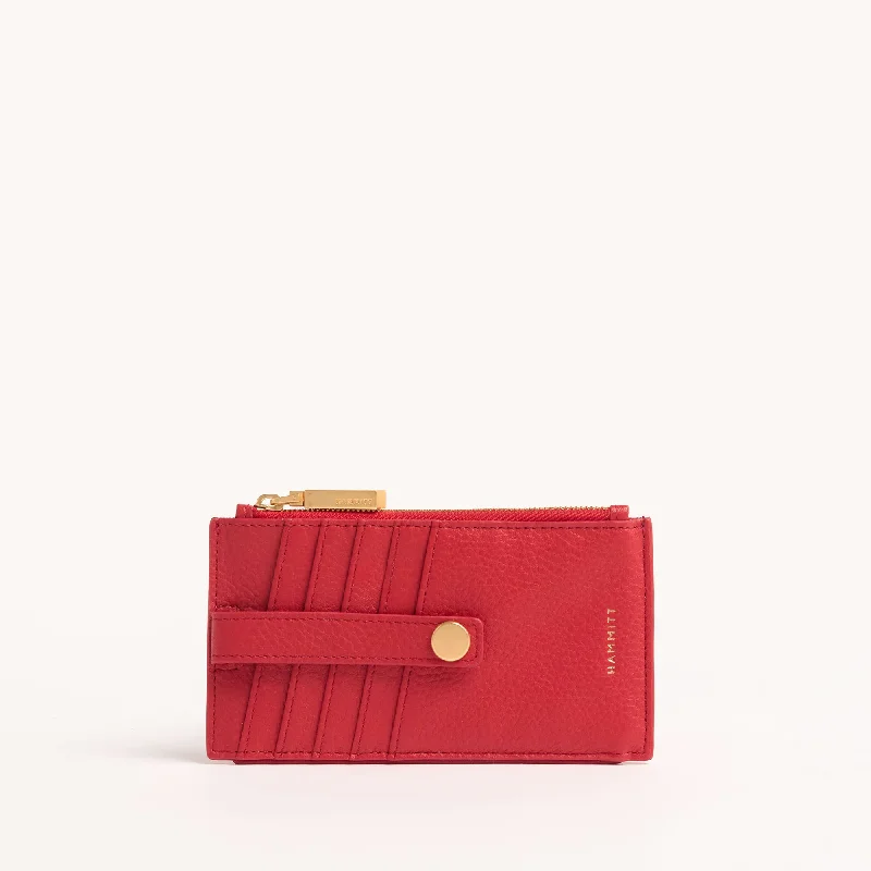 Money clips for holding large amounts of cash210 West | Poppy Red/Brushed Gold