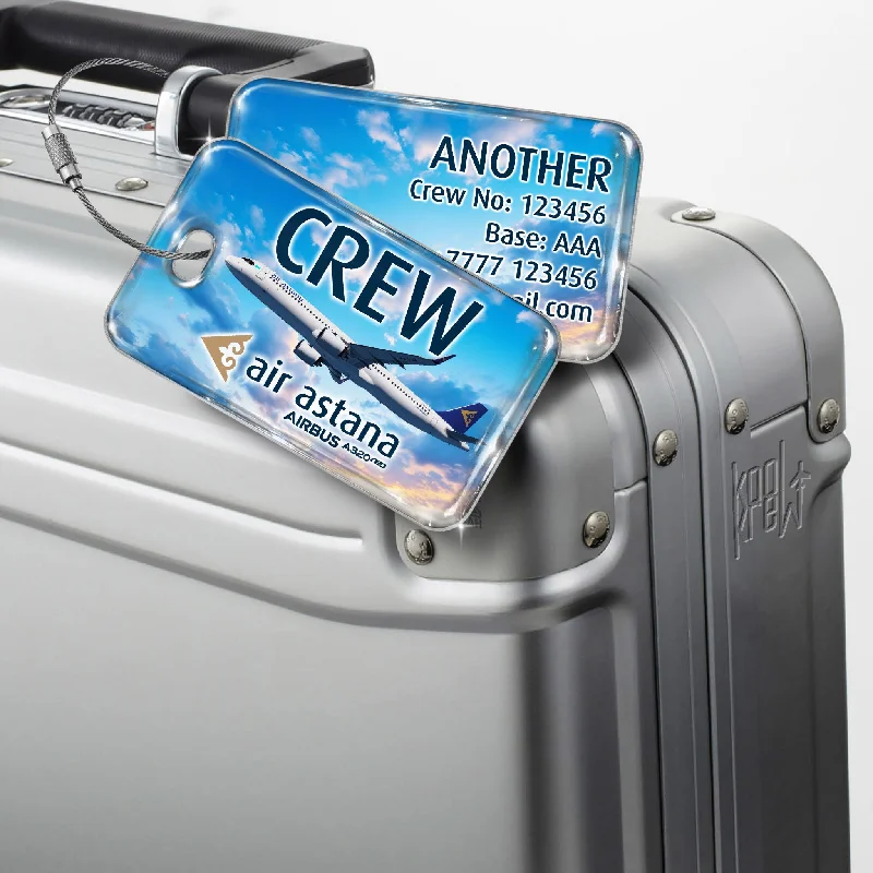 Monogrammed Leather Passport Covers & Wallets as Personalized GiftsAir Astana A321neo Monogrammed Leather Passport Covers & Wallets as Personalized GiftsAir Astana A321neo