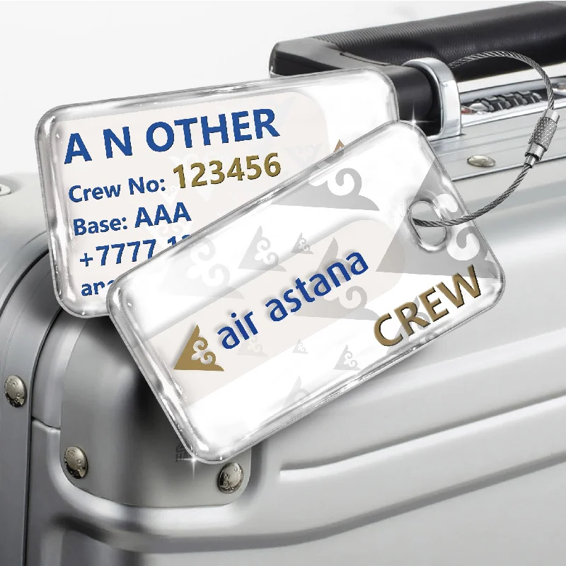 Waterproof Nylon Passport Covers & Wallets for Outdoor AdventuresAir Astana Logo