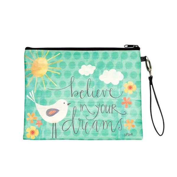 Custom money clips for corporate giftsBelieve In Dreams Makeup Bag