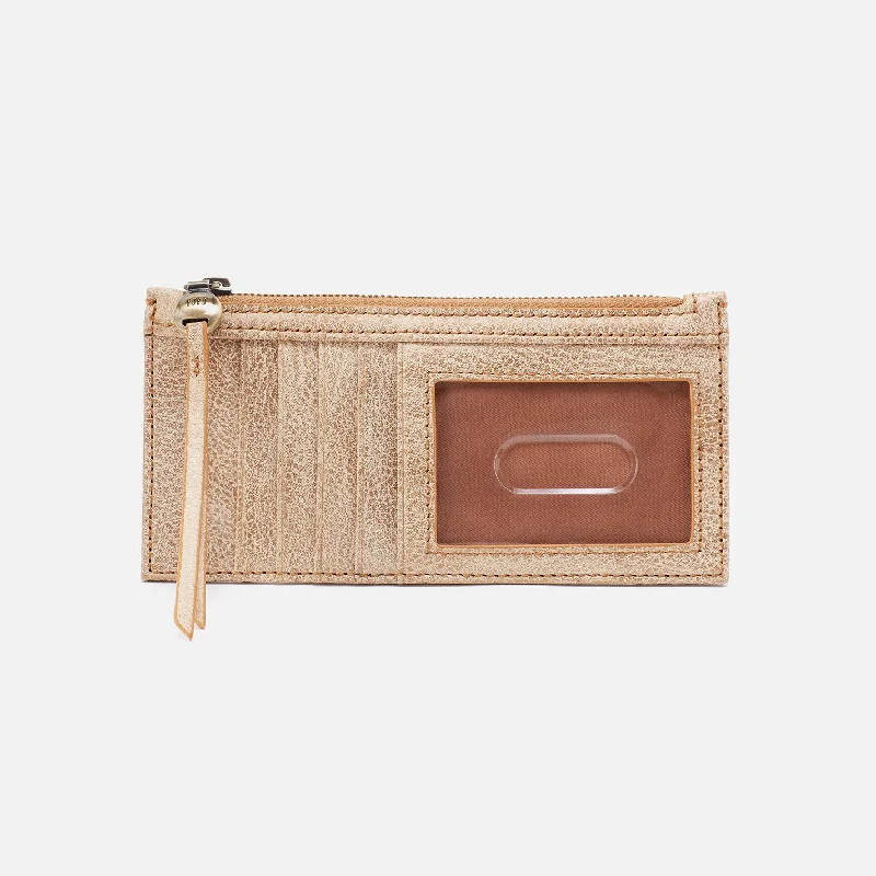 Stainless steel money clips for durabilityCarte Card Case In Metallic Leather - Gold Leaf Stainless steel money clips for durabilityCarte Card Case In Metallic Leather - Gold Leaf