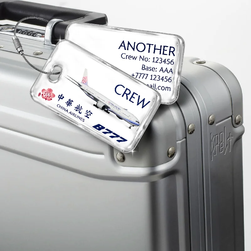 Embroidered Silk Passport Covers & Wallets with Gold Thread for Special OccasionsChina Airlines B777-300 Embroidered Silk Passport Covers & Wallets with Gold Thread for Special OccasionsChina Airlines B777-300