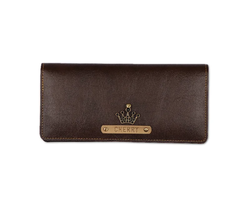 Monogrammed Leather Passport Covers & Wallets as Personalized GiftsDark Brown Womens Wallet Monogrammed Leather Passport Covers & Wallets as Personalized GiftsDark Brown Womens Wallet