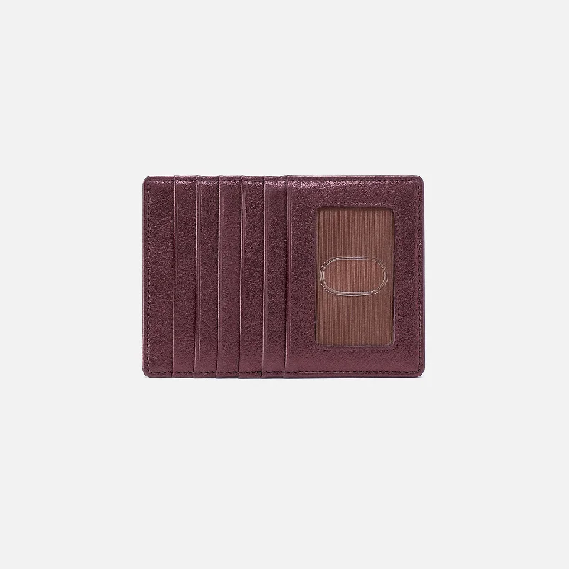 Personalized engraved money clips for menEuro Slide Card Case In Metallic Leather - Frosted Plum Personalized engraved money clips for menEuro Slide Card Case In Metallic Leather - Frosted Plum