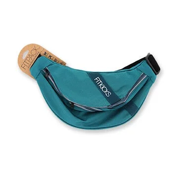 Stainless steel money clips for durabilityFITPACK™ Teal Belt Bag