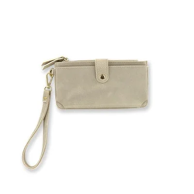 Lightweight money clips for travelIvory Smarphone Wristlet