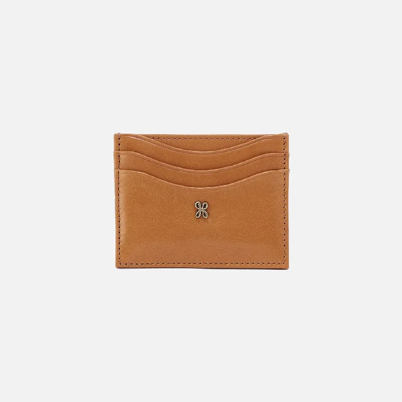 Lightweight money clips for travelMax Card Case In Polished Leather - Natural