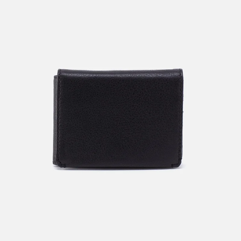 Slim money clips for minimalist walletsMen's Flap Wallet in Silk Napa Leather - Black Slim money clips for minimalist walletsMen's Flap Wallet in Silk Napa Leather - Black