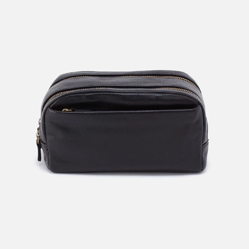 Money clips for women with sleek designsMen's Travel Kit in Silk Napa Leather - Black Money clips for women with sleek designsMen's Travel Kit in Silk Napa Leather - Black