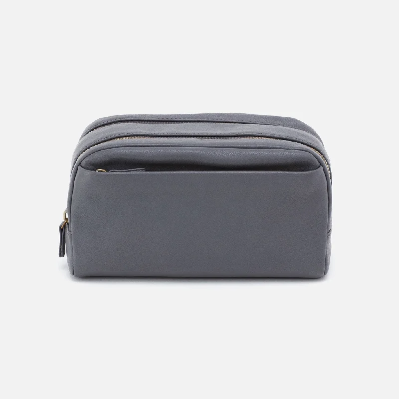 How to choose the right money clipMen's Travel Kit in Silk Napa Leather - Grey