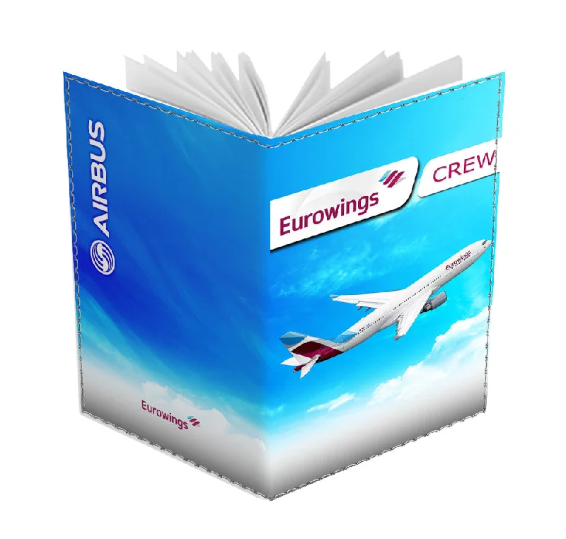 Monogrammed Leather Passport Covers & Wallets as Personalized GiftsEurowings A330 CREW - Passport Cover Monogrammed Leather Passport Covers & Wallets as Personalized GiftsEurowings A330 CREW - Passport Cover