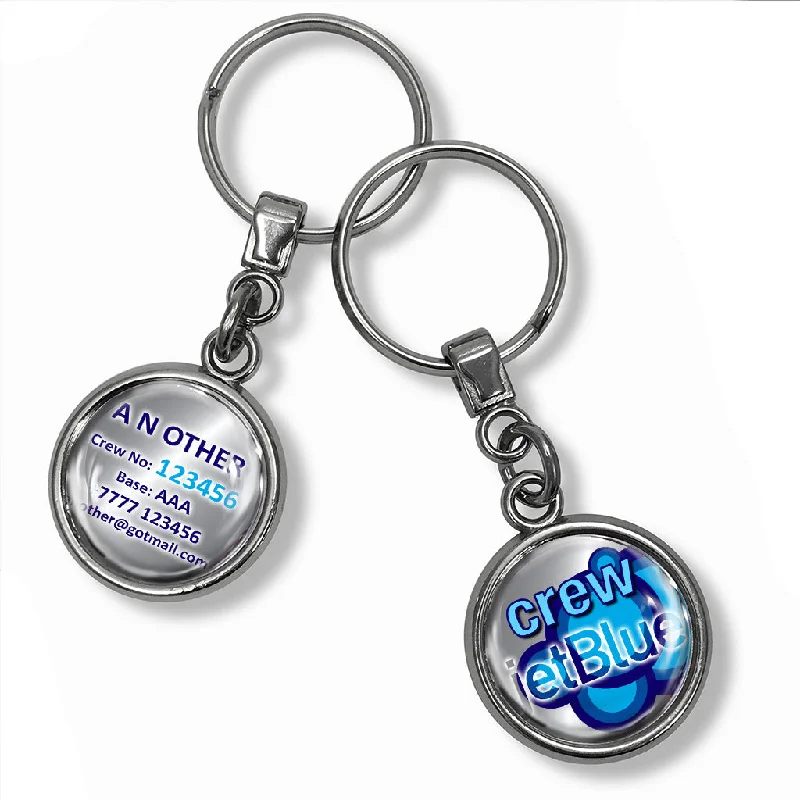 Magnetic-Closure Passport Covers & Wallets for Quick AccessJetblue Logo Metal Keyring Magnetic-Closure Passport Covers & Wallets for Quick AccessJetblue Logo Metal Keyring
