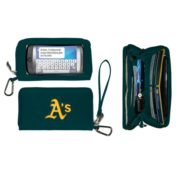 Stainless steel money clips for durabilityOakland Athletics A's Deluxe Smartphone Wallet with Embroidered Logo Stainless steel money clips for durabilityOakland Athletics A's Deluxe Smartphone Wallet with Embroidered Logo