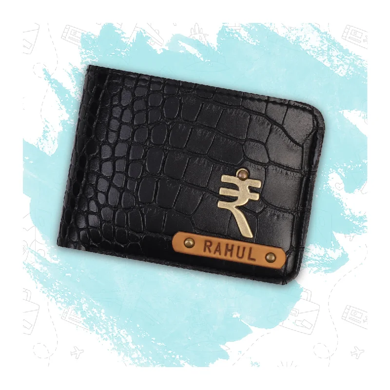 Cowhide Leather Passport Covers & Wallets with a Rustic Western LookPersonalised Black Vegan Exotic Leather Mens Wallet Cowhide Leather Passport Covers & Wallets with a Rustic Western LookPersonalised Black Vegan Exotic Leather Mens Wallet