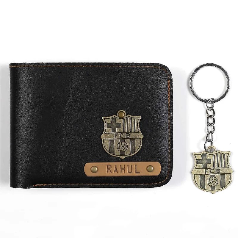 Monogrammed Leather Passport Covers & Wallets as Personalized GiftsPersonalised Mens Wallet - FC Barcelona Monogrammed Leather Passport Covers & Wallets as Personalized GiftsPersonalised Mens Wallet - FC Barcelona