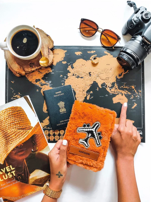 Magnetic-Closure Passport Covers & Wallets for Quick AccessPersonalised Passport Cover - Russet Brown Fur Magnetic-Closure Passport Covers & Wallets for Quick AccessPersonalised Passport Cover - Russet Brown Fur