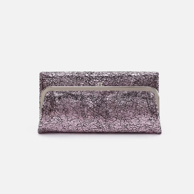 Custom money clips for corporate giftsRachel Continental Wallet In Metallic Leather - Blush Crackle Custom money clips for corporate giftsRachel Continental Wallet In Metallic Leather - Blush Crackle