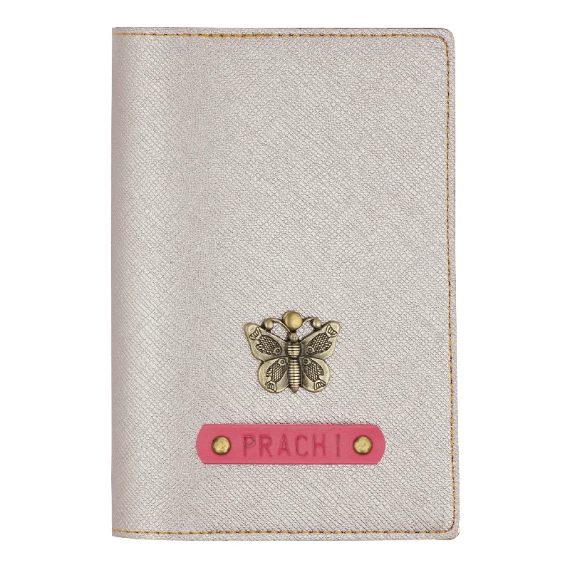Vintage-Style Passport Covers & Wallets with Brass Hardware for Retro EnthusiastsPersonalized Rose Gold Textured Passport Cover Vintage-Style Passport Covers & Wallets with Brass Hardware for Retro EnthusiastsPersonalized Rose Gold Textured Passport Cover