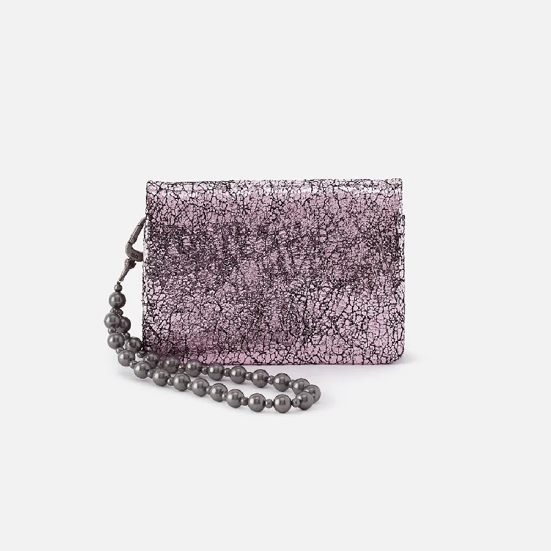 Money clips vs traditional walletsRoss Bead Wristlet In Metallic Leather - Blush Crackle Money clips vs traditional walletsRoss Bead Wristlet In Metallic Leather - Blush Crackle