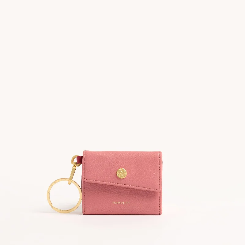 Eco-friendly money clips made from sustainable materialsRoyce Key Wallet | Curtain Call Pink/Brushed Gold Hammered Eco-friendly money clips made from sustainable materialsRoyce Key Wallet | Curtain Call Pink/Brushed Gold Hammered