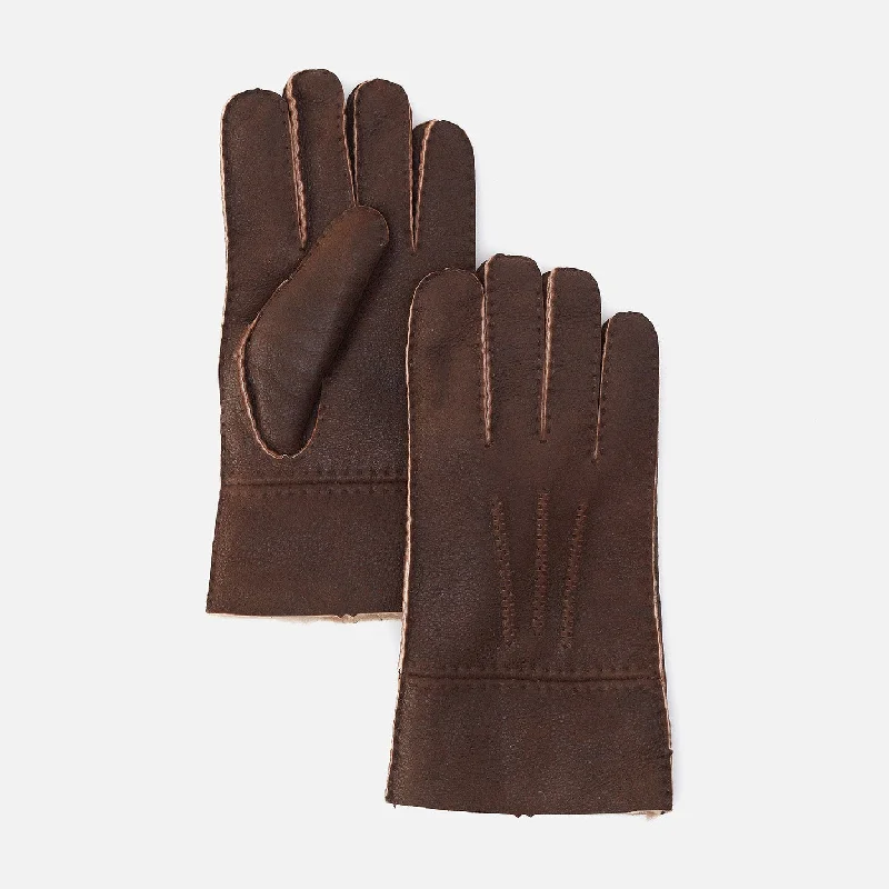 Money clips with magnetic closureRugged Castano Aviator Sheepskin Glove in Aston Leather - Large Money clips with magnetic closureRugged Castano Aviator Sheepskin Glove in Aston Leather - Large