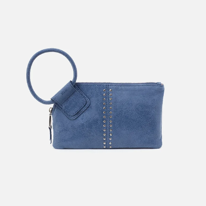 Money clips with built-in bottle openersSable Wristlet in Buffed Leather - Azure
