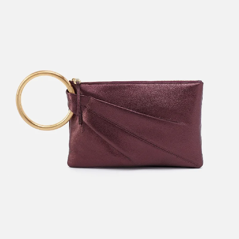 How to choose the right money clipSheila Ring Clutch In Metallic Leather - Frosted Plum How to choose the right money clipSheila Ring Clutch In Metallic Leather - Frosted Plum