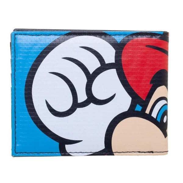 Money clips with magnetic closureSuper Mario Vinyl Sign Bi-fold Wallet