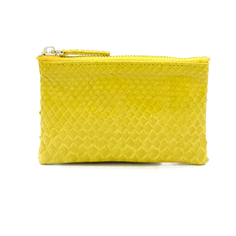 Laser - cut metal coin and key purses with geometric designsSaigon Lemon Coin Purse