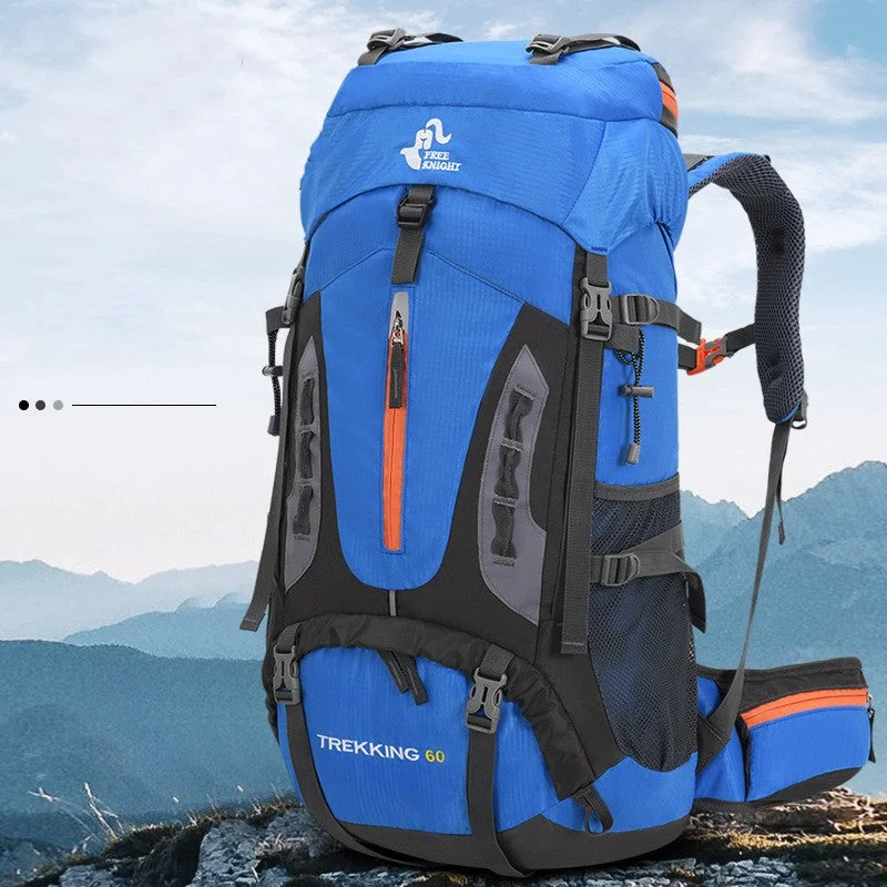 Men's hiking backpack with hydration bladder sleeve for staying hydrated60L Mountaineering Package Outside Hiking Backpack Outdoor Camping Gift Rain Cover Men's hiking backpack with hydration bladder sleeve for staying hydrated60L Mountaineering Package Outside Hiking Backpack Outdoor Camping Gift Rain Cover