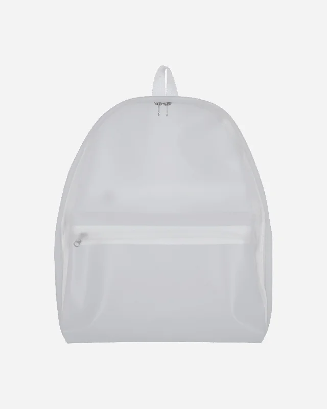 Men's foldable travel backpack with expandable design for overseas tripsTPU Backpack White Men's foldable travel backpack with expandable design for overseas tripsTPU Backpack White