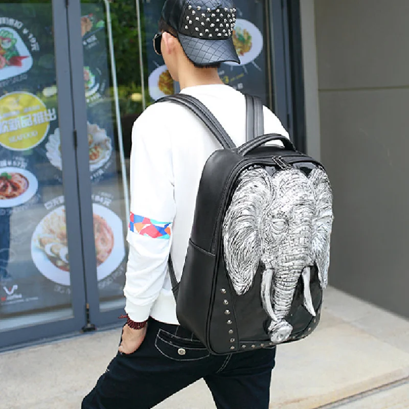 Men's anti-theft backpack with hidden compartments for urban travelAnimal Shoulders Personality Student Schoolbag Anti-theft Smart Men's anti-theft backpack with hidden compartments for urban travelAnimal Shoulders Personality Student Schoolbag Anti-theft Smart
