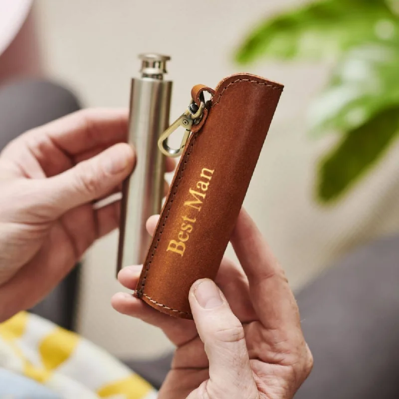 Rolling travel bag with adjustable telescopic handle for different user heightsBest Man Personalised Hip Flask Rolling travel bag with adjustable telescopic handle for different user heightsBest Man Personalised Hip Flask