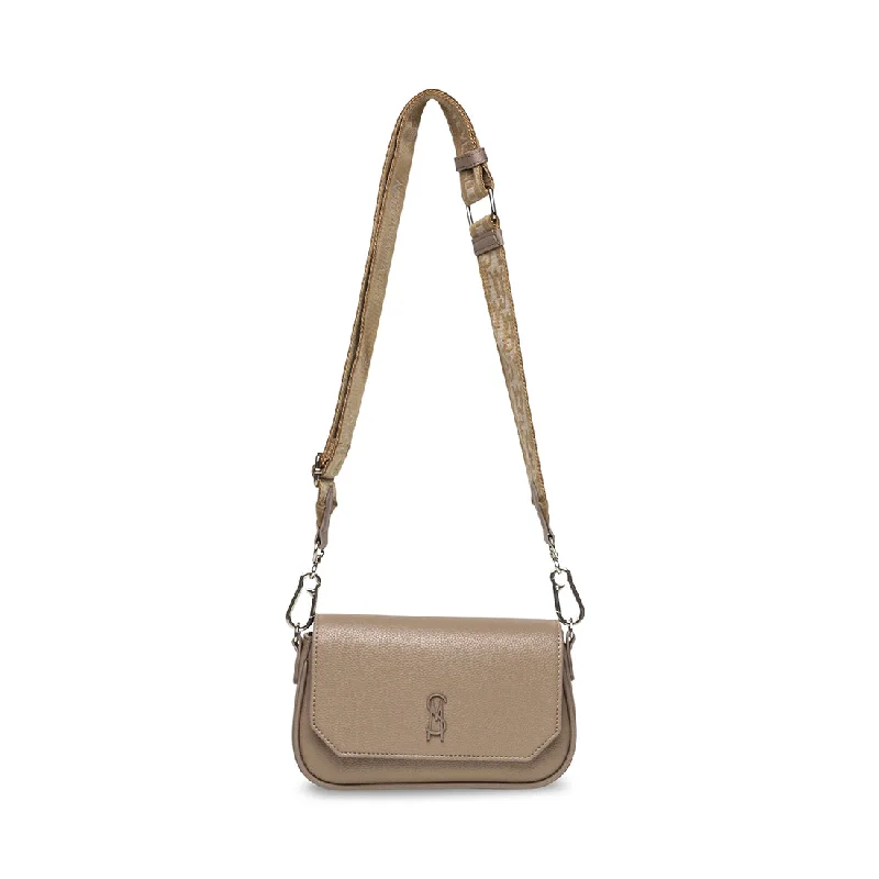 Men's crossbody bag with multiple interior pockets for organizationBmae Bag TAUPE