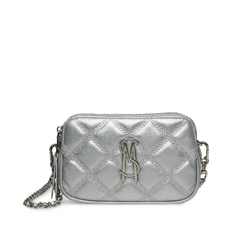 Men's crossbody bag with a padded laptop sleeve for commutingBmarvis Bag SILVER