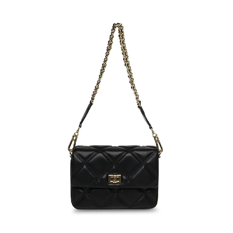 Men's crossbody bag made from recycled materials for eco - friendly usersBrooney Bag BLACK/GOLD Men's crossbody bag made from recycled materials for eco - friendly usersBrooney Bag BLACK/GOLD