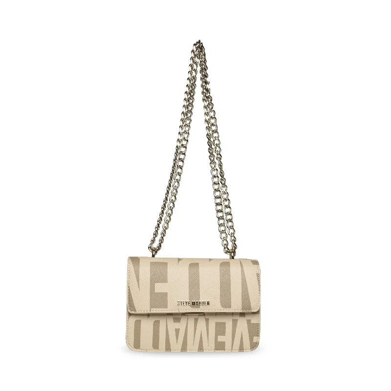 Designer men's crossbody bag with a unique pattern or logoBspell Bag KHAKI