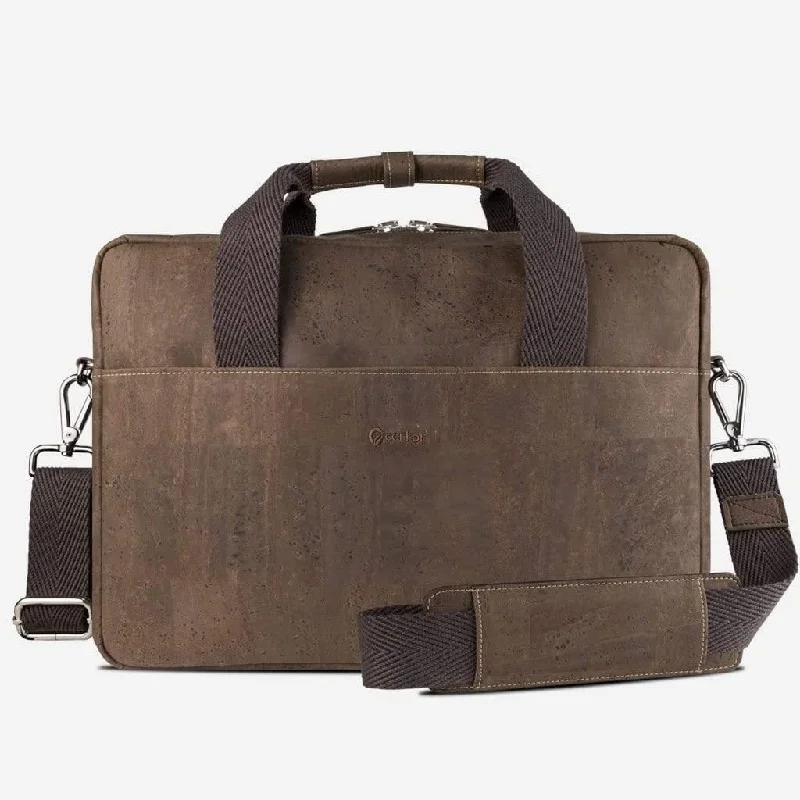 Men's crossbody bag with a hidden anti - theft pocketCork Briefcase