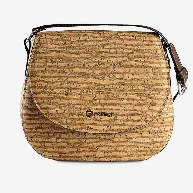 Vintage - inspired men's crossbody bag with a distressed finishSaddle Bag