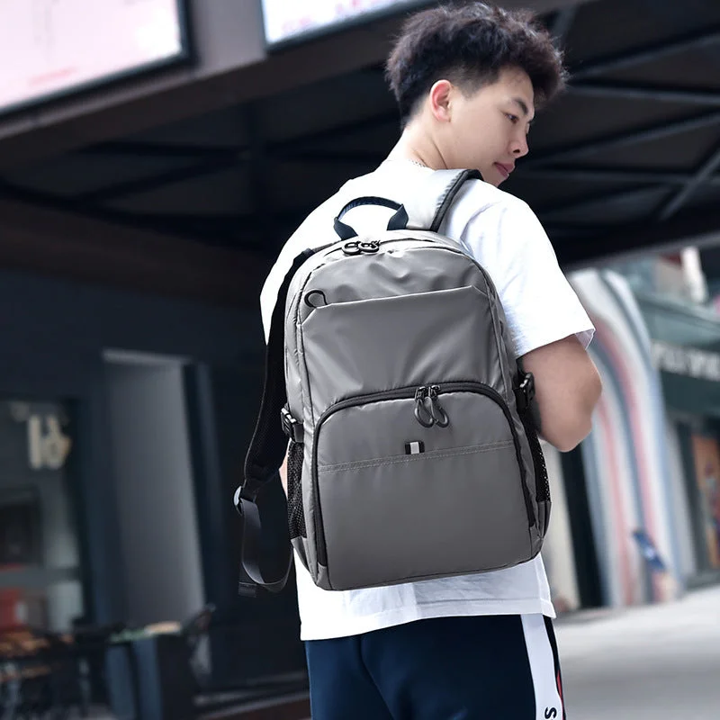 Men's smart backpack with integrated tracking device for securityCreative And Simple Outdoor Travel Backpack Men's smart backpack with integrated tracking device for securityCreative And Simple Outdoor Travel Backpack