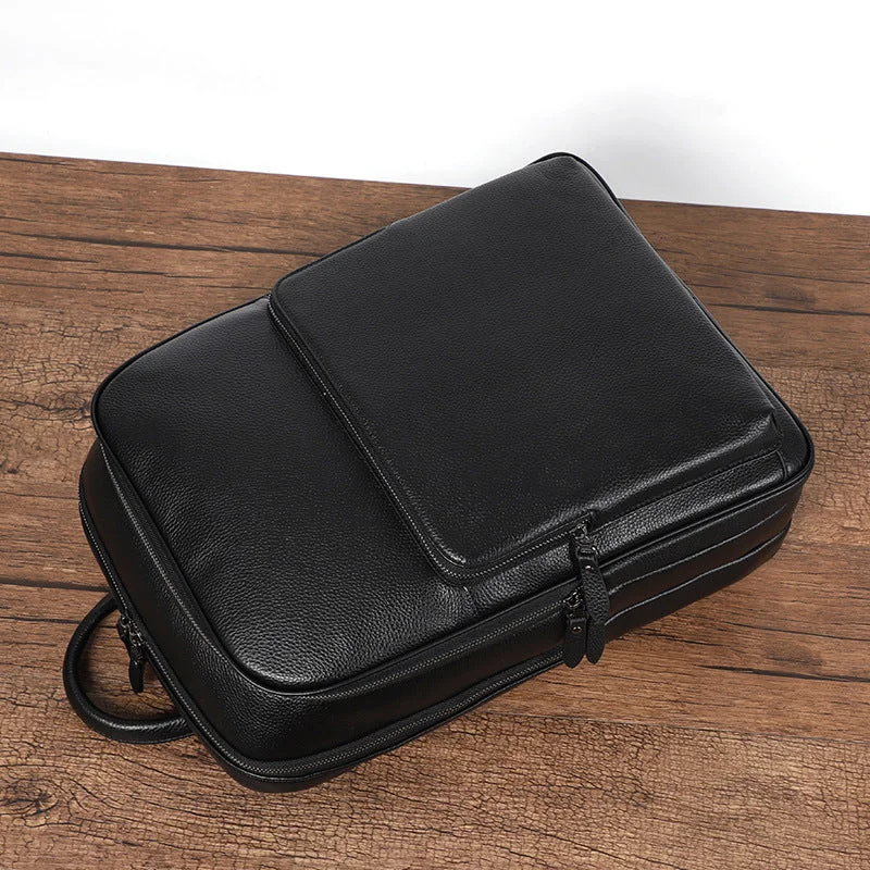 Men's student backpack with organized compartments for books and suppliesFashion Personality Multi-compartment Men's Leather Backpack Men's student backpack with organized compartments for books and suppliesFashion Personality Multi-compartment Men's Leather Backpack