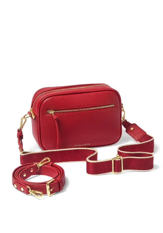 Convertible men's crossbody bag that can be worn as a shoulder bagKatie Loxton Hallie Crossbody Bag, Garnet Red Convertible men's crossbody bag that can be worn as a shoulder bagKatie Loxton Hallie Crossbody Bag, Garnet Red