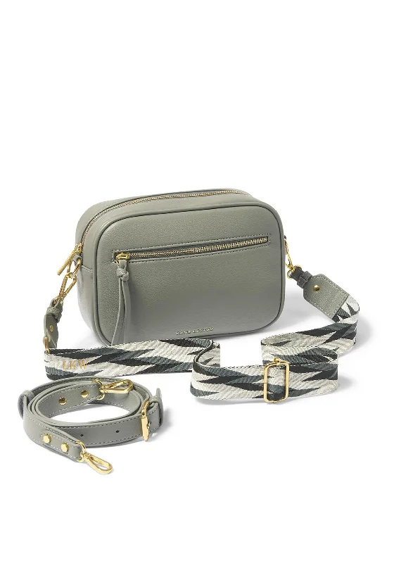 Soft suede men's crossbody bag for a luxurious feelKatie Loxton Hallie Crossbody Bag, Graphite Green Soft suede men's crossbody bag for a luxurious feelKatie Loxton Hallie Crossbody Bag, Graphite Green