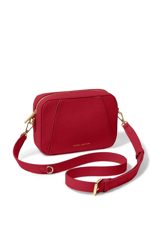 Canvas men's crossbody bag with a rustic, casual styleKatie Loxton Hana Crossbody Camera Bag, Garnet Red Canvas men's crossbody bag with a rustic, casual styleKatie Loxton Hana Crossbody Camera Bag, Garnet Red
