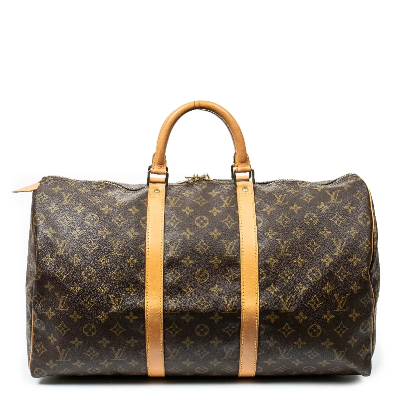 Soft-sided duffel bags with padded shoulder straps for comfortKeepall 50