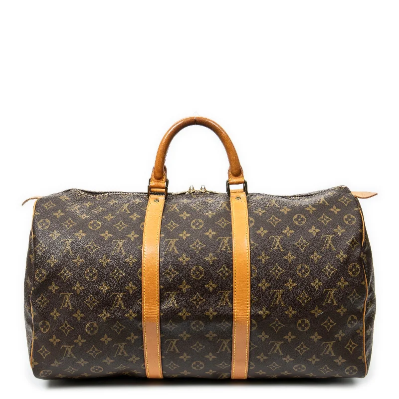 Sports duffel bags with ventilation systems to keep gear freshKeepall 50