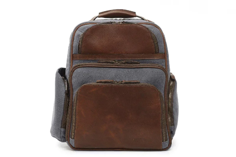 Garment - protected travel bag with hanging system for suits and dressesKorchmar Lux Mason Waxed Canvas and Leather Laptop Backpack Garment - protected travel bag with hanging system for suits and dressesKorchmar Lux Mason Waxed Canvas and Leather Laptop Backpack