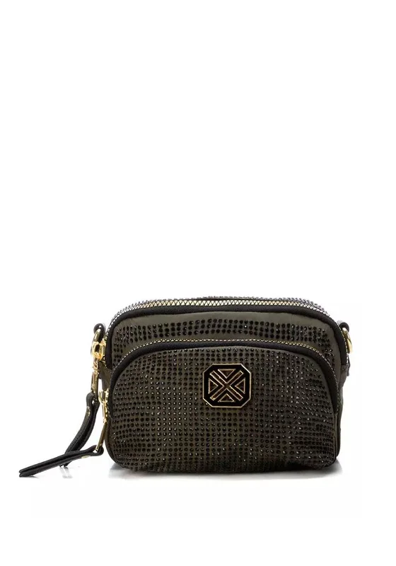 Minimalist men's crossbody bag with a single compartment for simplicityXti Embellished Crossbody Bag, Khaki Minimalist men's crossbody bag with a single compartment for simplicityXti Embellished Crossbody Bag, Khaki