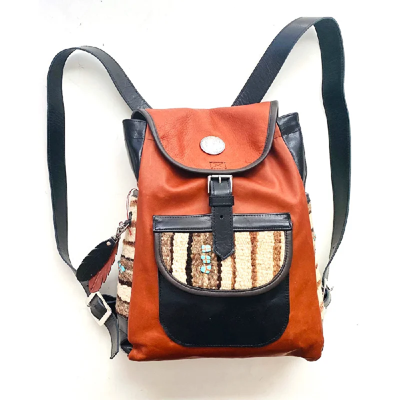 Men's tactical backpack with additional molle attachments for special opsPCco Leather Backpack