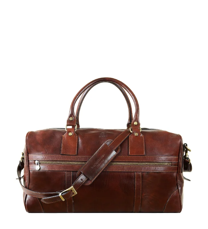 TSA - compliant travel bag with built - in combination lock for airport securityLeather Duffel Bag for Women - To the Lighthouse TSA - compliant travel bag with built - in combination lock for airport securityLeather Duffel Bag for Women - To the Lighthouse